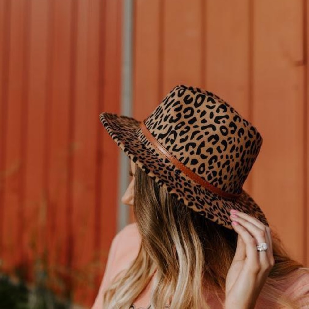 Leopard Fedora Hat